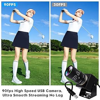 Amazon.co.jp: 90FPS グローバルシャッター USB カメラ ELPCAM